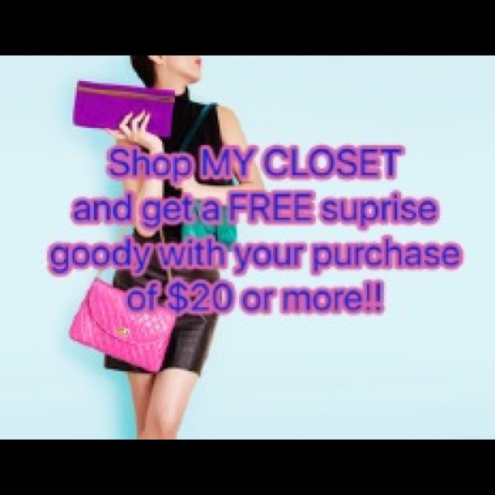 Shop MY CLOSET and get a FREE goody